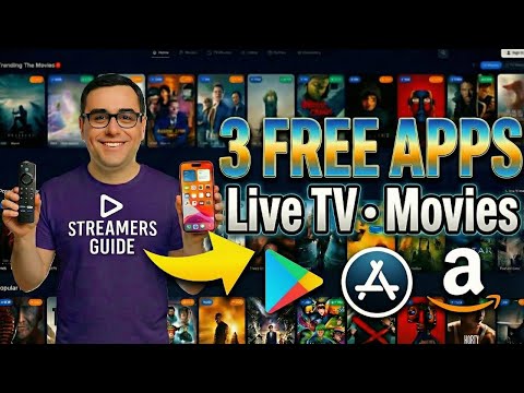 🔴 3 Free Movie Streaming Apps and Sites Amazon Right Now (Live TV, Free Movies & More)