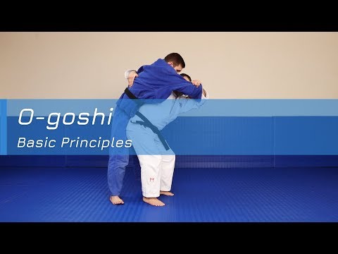 O-goshi - Basic principles — judo technique demonstration