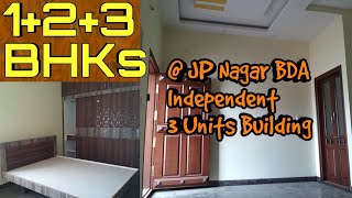3 Units 3+2+1 BHK New Independent Building in JP Nagar Bengaluru
