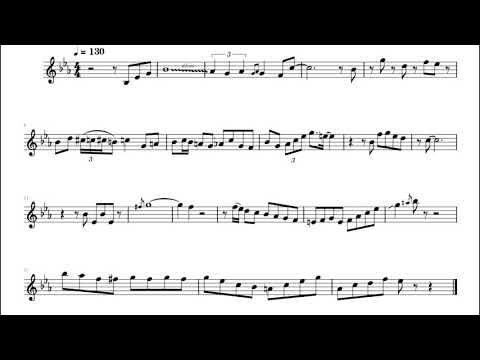 Corner Pocket Trumpet Solo Transcription