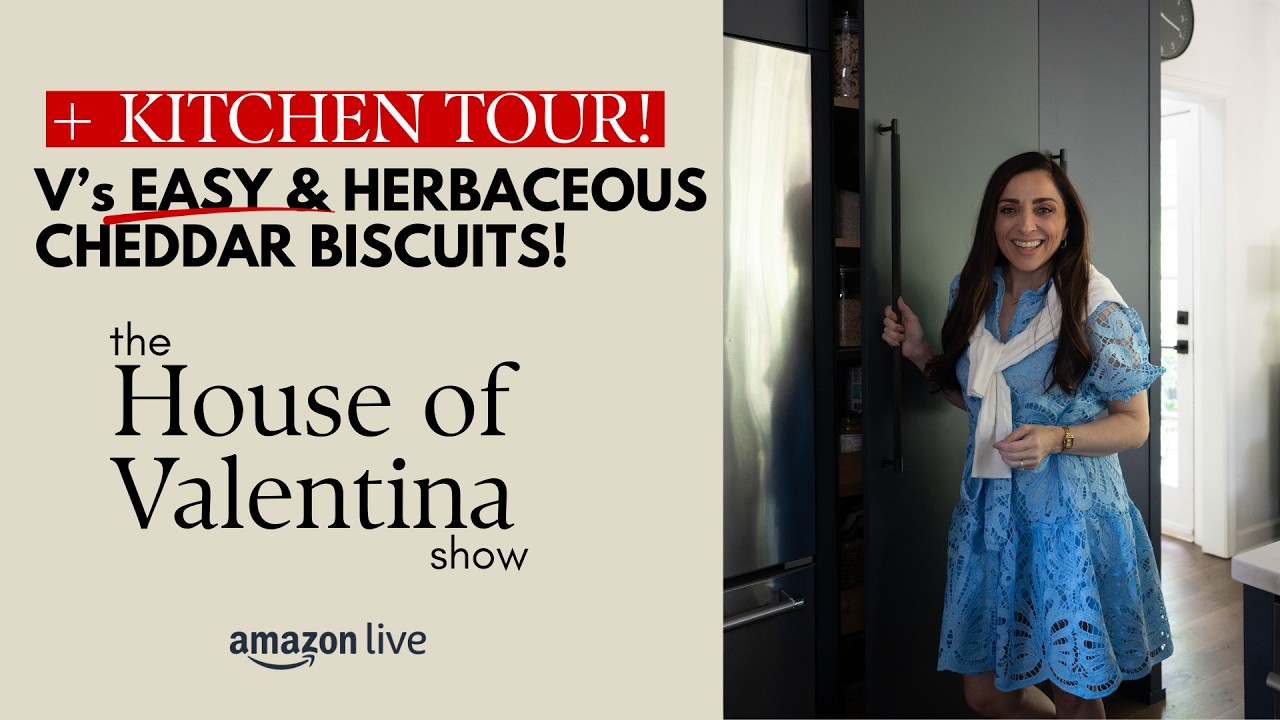 Cheddar Biscuits & Kitchen Tour | The House of Valentina Show