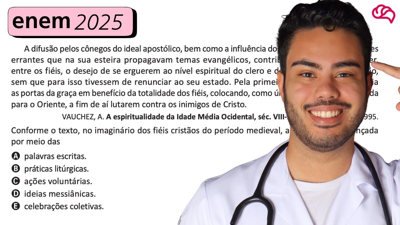Resolução em Vídeo — Questão 69 ENEM 2025
