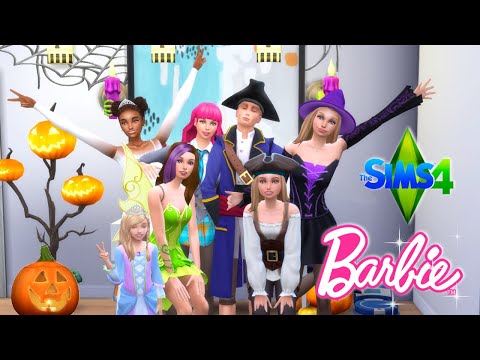 Barbie Dreamhouse Halloween Party Routine in Sims 4 - Titi Plus