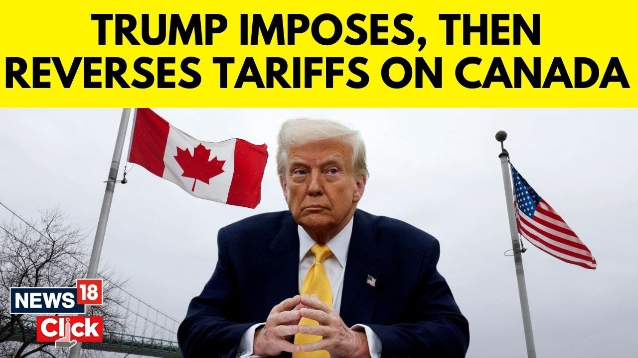 Trump Reverses New Tariffs Threat On Canada After Ontario Rescinds Electricity Charges | N18G