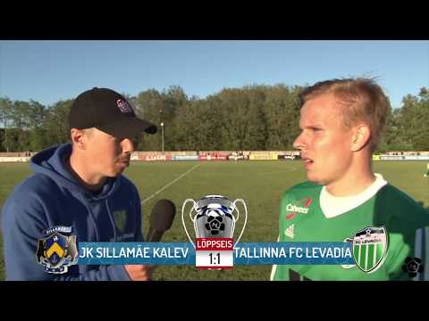 17. voor 2017: JK Sillamäe Kalev - Tallinna FC Levadia  1:1 (0:0) Raudsepa intervjuu