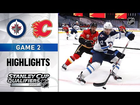 NHL Highlights | Jets @ Flames, GM2 - Aug. 3, 2020