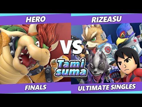 TAMISUMA 160 SSBU GRAND FINALS - Hero (Bowser) Vs Rizeaus (Fox, Falco, Wolf, Brawler) Smash Ultimate