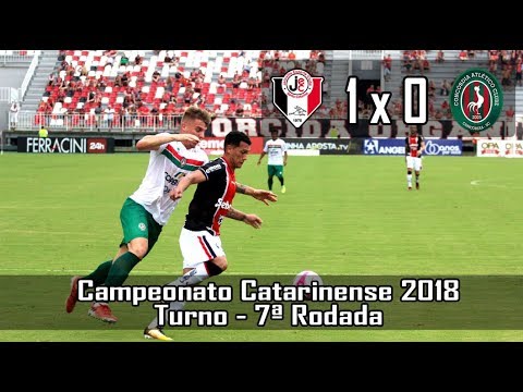 GOL: JOINVILLE 1 X 0 CONCÓRDIA - CATARINENSE 2018 - 10/02/2018 - NARRAÇÃO: CHARLES FISCHER