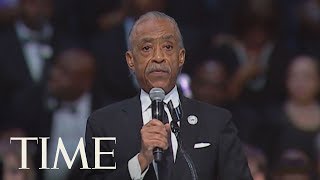 Rev. Al Sharpton Makes Comments About President Trump At Aretha Franklin's Funeral Ceremony | TIME