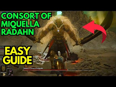 How to EASILY Beat Radahn Consort of Miquella Boss Guide - Elden Ring DLC Shadow of the Erdtree