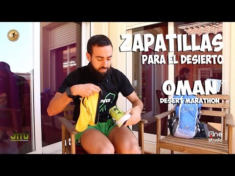 Zapatillas para el Desierto, como poner las polainas para correr en la arena 👳.