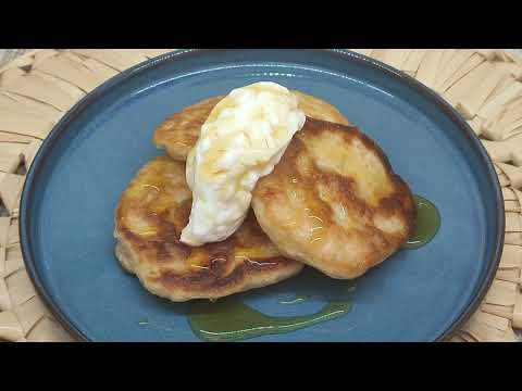 Tortitas de Fruta con Masa Madre | Desayuno Casero Esponjoso y Saludable