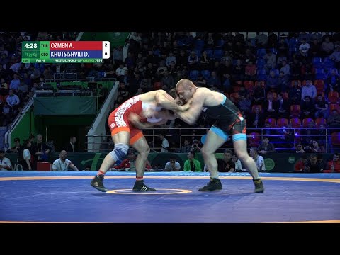 Final 7-8 FS - 79 kg: A. OZMEN (TUR) v. D. KHUTSISHVILI (GEO)