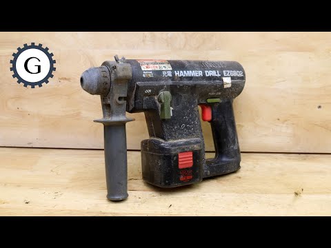 I restore 12V Cordless Hammer Drill & Rebuild the Battery | HAMMER DRILL EZ6802