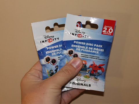 DISNEY INFINITY 2 DISNEY ORIGINALS - POWER DISC PACKS UNBOXING!!!