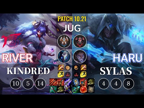 TLN River Kindred vs Haru Sylas Jungle - KR Patch 10.21
