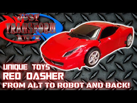 JUST TRANSFORM IT!: Unique Toys Red Dasher (DotM Dino)