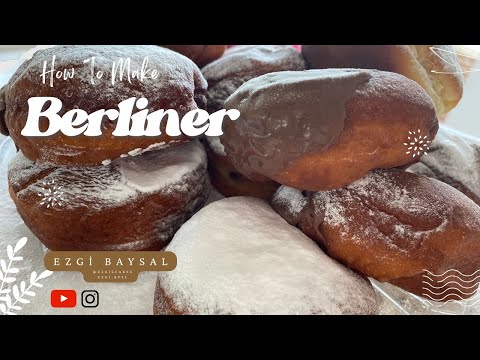 HOW TO MAKE BERLINER puff puff? With all the tricks #berliner #donut #muffin #puffo #recipe #easy