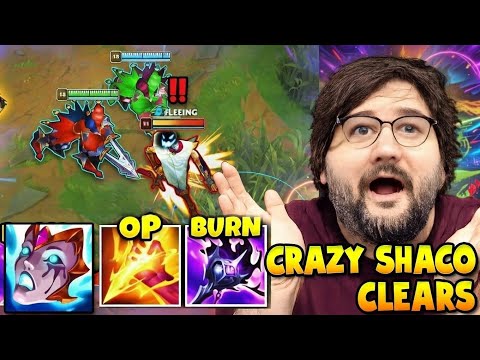 Pink Ward's NEW Crazy Jungle SHACO CLEARS for Season 17 (NO MORE TOP SHACO)