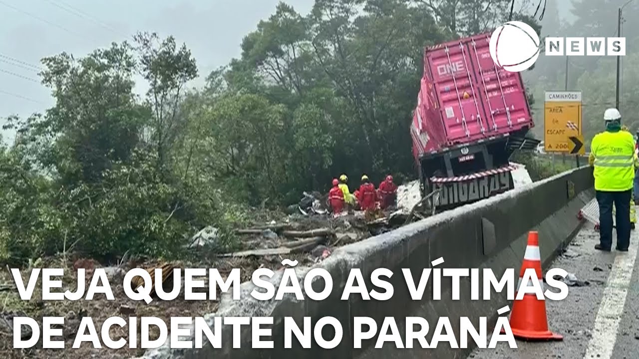 Veja quem são as vítimas do acidente com equipe de remo no Paraná