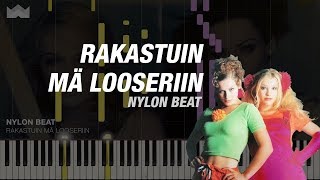 NYLON BEAT - Rakastuin Mä Looseriin // KOMEA // Pianoversio