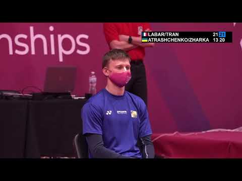 Match point - Ronan LABAR/ Anne TRAN vs Valeriy ATRASHCHENKOV/ Yelyzaveta ZHARKA - XD R32 #EBC21​​​​