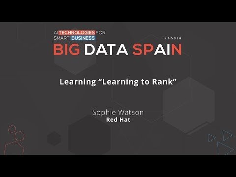 Learning “Learning to Rank” by Sophie Watson
