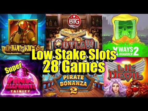 Thumbnail for video: Friday Slotting, 28 Games in Total, Pink Elephants Trinity Super, Pirate Bonanza2 & So Much More