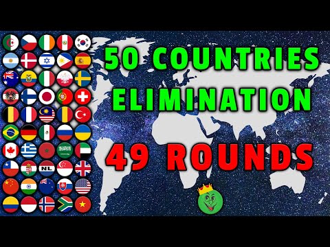50 Countries Elimination Marble Race