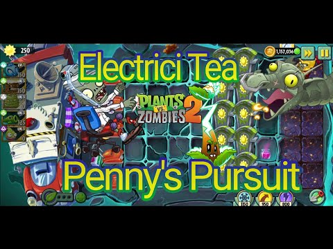 Plants vs. Zombies 2 Penny's Pursuit - Electrici Tea - Zomboss Fights Gameplay Chairman of the Bored