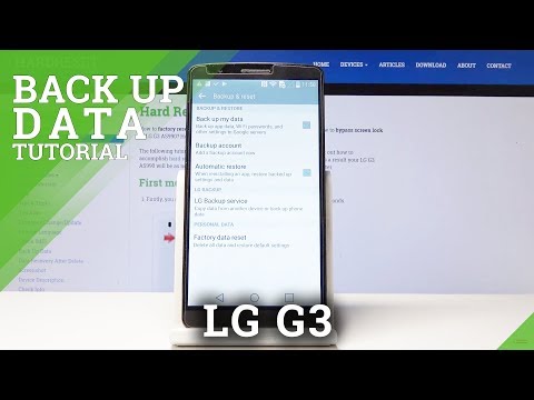 How to Enable Google Backup in LG G3 - Add Google Account