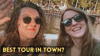 The BEST canal tour in Amsterdam🇳🇱