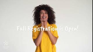 Fall Registration 2020 NOW OPEN!