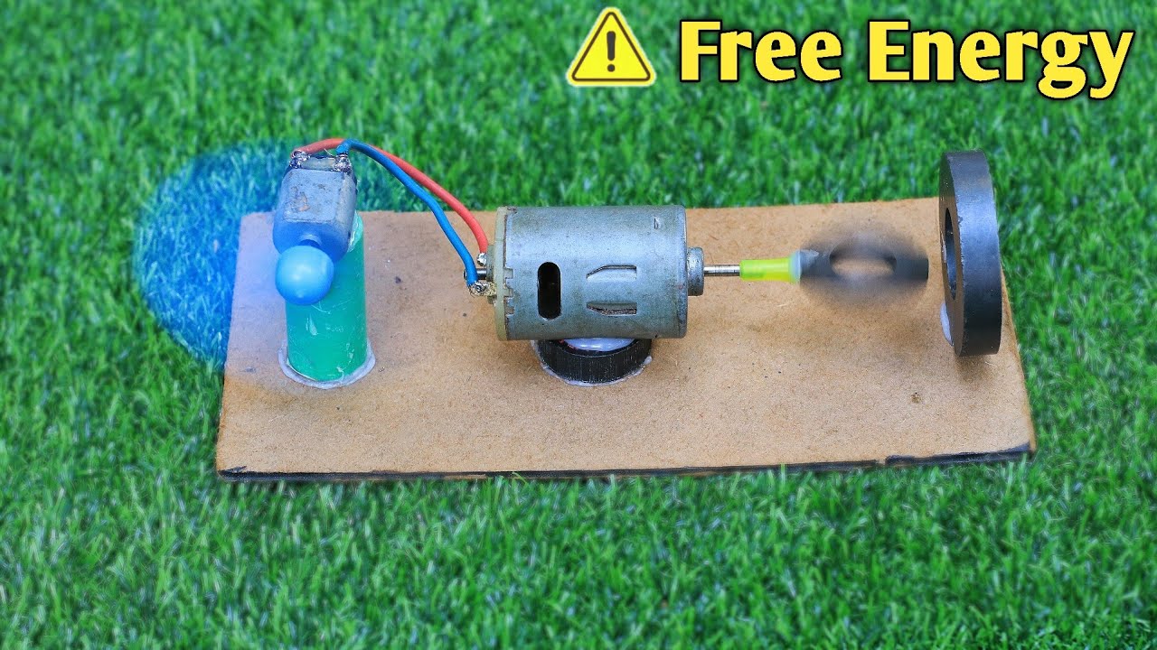 Free Energy ⚠️ 100% Self Running Free Energy Fan Device With DC Motor & Magnet