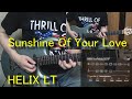 Toto - Sunshine Of Your Love (Guitar Cover) Line 6 Helix LT Steve Lukather Tone - Luke99i Toto - Sunshine Of Your Love (Guitar Cover) Line 6 Helix LT Steve Lukather Tone
