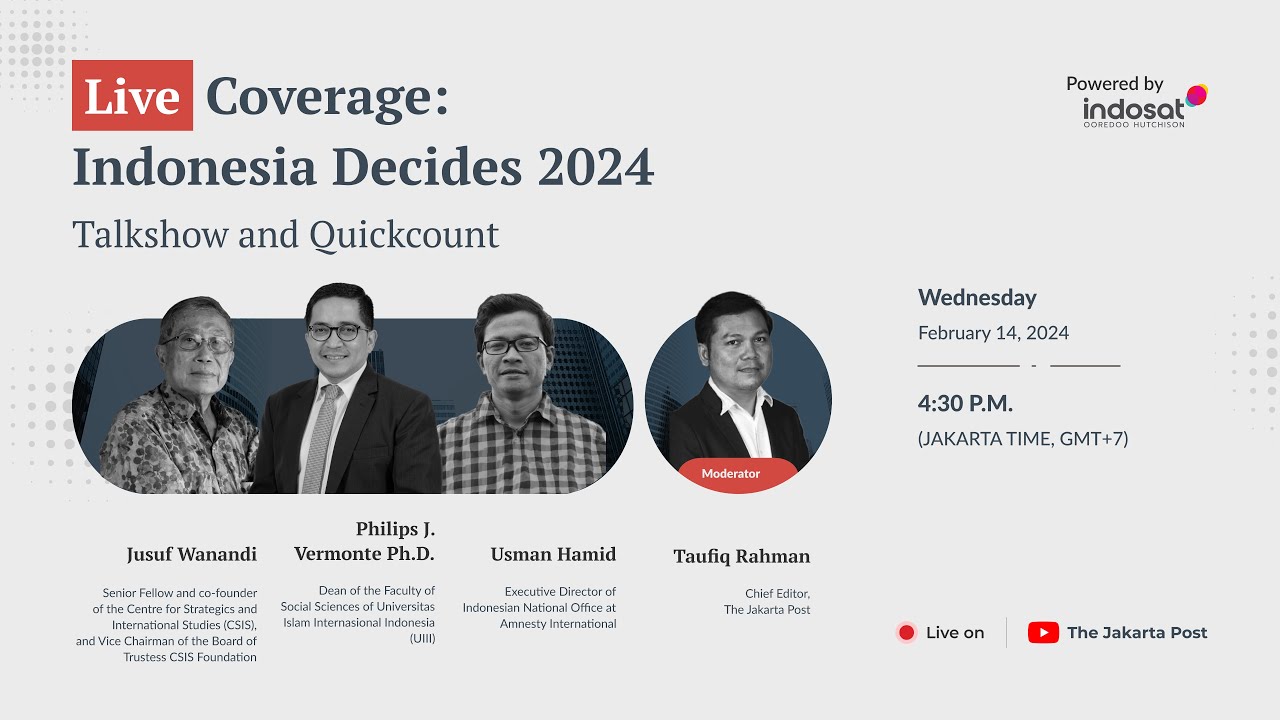Live Coverage: Indonesia Decides 2024 | Talkshow & Quickcount