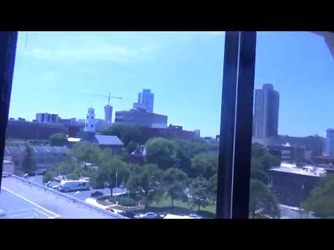 AWESOME ThyssenKrupp Traction Scenic Elevators @ Hyatt Regency - New Brunswick, NJ