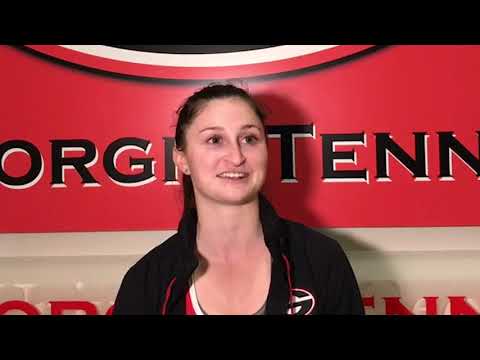 1/25/19: Women's Tennis - Vivian Wolff and Meg Kowalski post match interviews