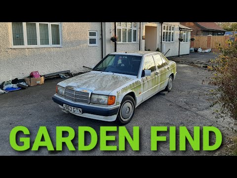 Mercedes Benz 190e GARDEN FIND - The Moldy Merc -