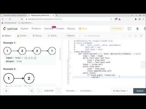 234 Palindrome Linked List Explanation | Tamil | Easy Problem | Leetcode | தமிழ் #leetcode