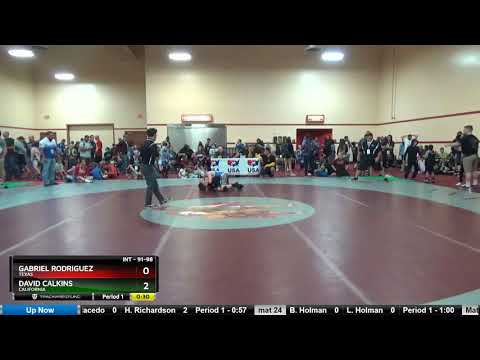 INT 91-98 Gabriel Rodriguez Texas Vs David Calkins California
