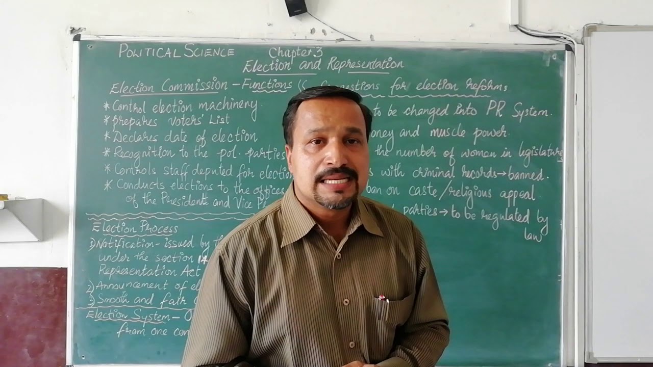 Election and Representation. Class 11. Political Science