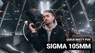 SIGMA 105mm F1.4 POV Foggy Street Photography