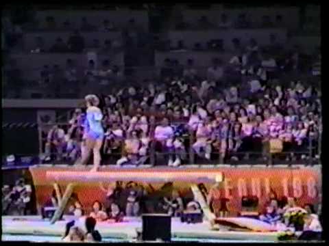 Gymnastics : 1988 Olympics Seoul : Gabriele Fähnrich (GDR) BB