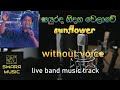 sayurada nidana welawe | karoke with lyrics | without voice | live band music #swaramusickaroke