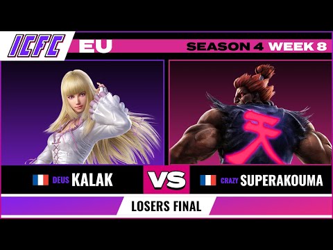 Kalak (Lili) vs. SuperAkouma (Akuma) Losers Final - ICFC EU Tekken 7 Season 4 Week 8