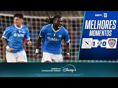 Gols e lances de Napoli x Cagliari