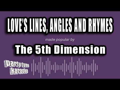 The 5th Dimension - Love's Lines, Angles and Rhymes (Karaoke Version)