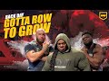 Row to GROW. Back Day w/ Blessing & Q