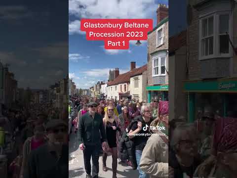 BELTANE Fire 🔥Festival: Celebration of Mid-Spring: Glastonbury (UK) Beltane Procession: 2023-1.3